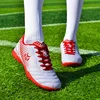 White & Red Turf Cleats