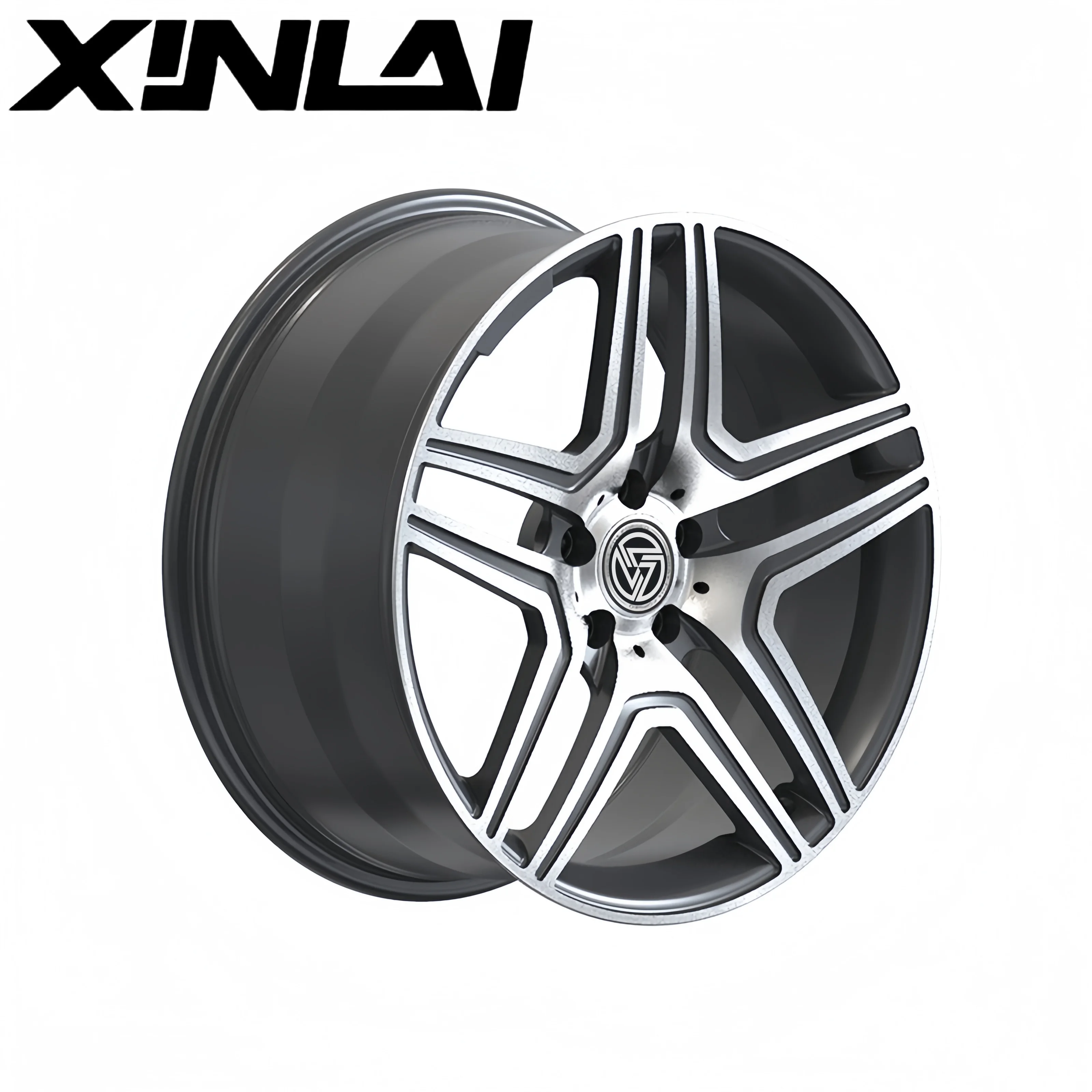 XINLAI Custom Deep Concave 5X120 5X112 5x114.3 17-22 Alloy Forged Wheels for Mercedes Audi for BMW 40mm ET New Aluminium 4 Piece - Image 1