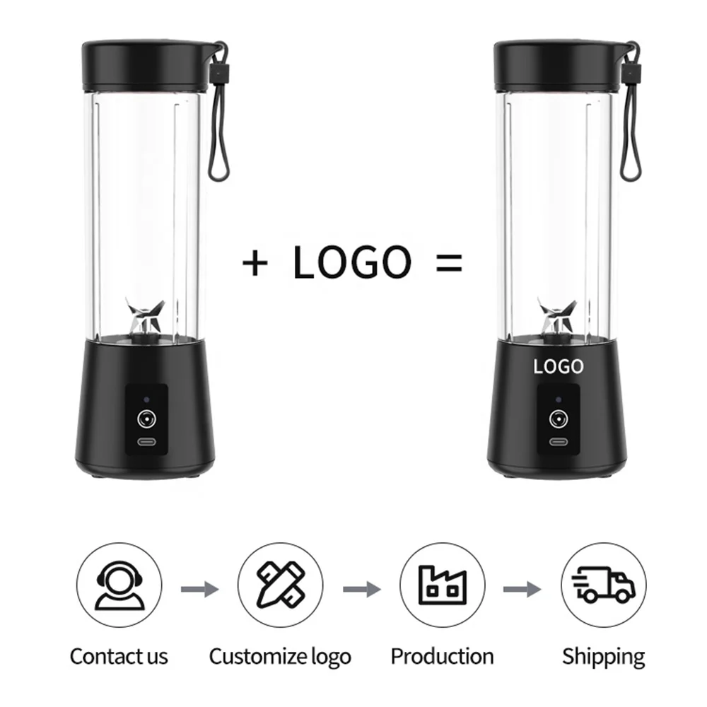 Fruit Juicer Popular Mini Electric Portable Wireless Rechargeable Bottle Juicer Blender for Traveling