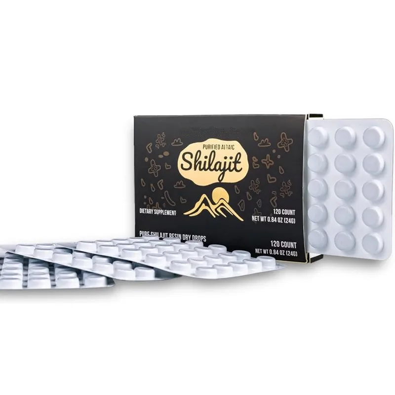 Altai Shilajit Pure Original Himalayan Shilajit Resin Tablets for Men and Women Shilajit Pills