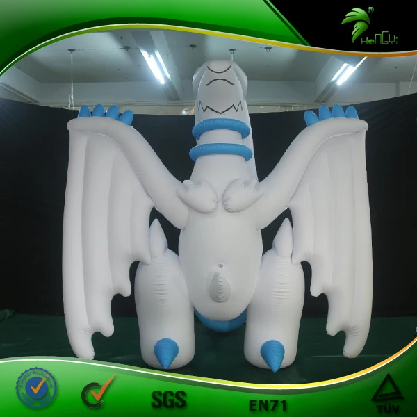 Inflatable Blue Standing Dragon Pool Float Toys with Sph Sexy Cartoon Custom Inflatable Dinosaur