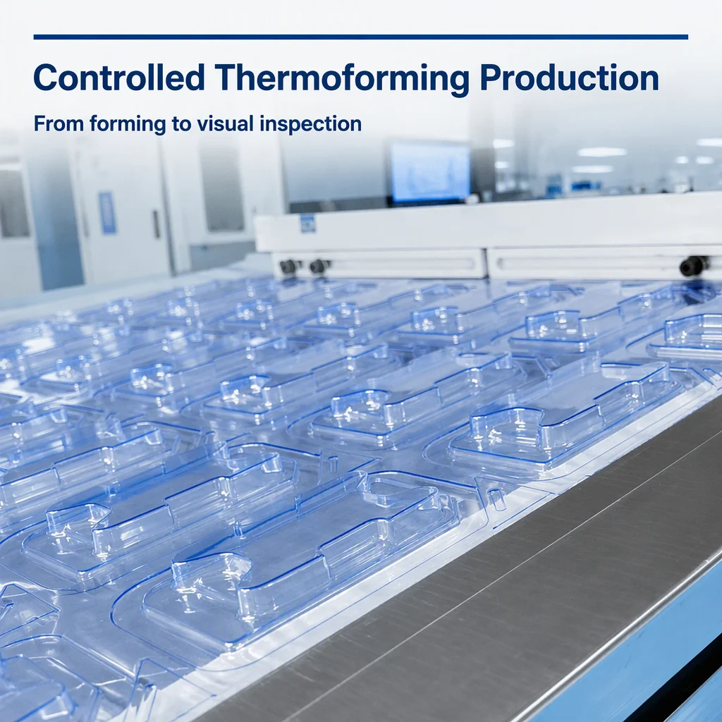 PETG Custom Medication Pharmaceutical Plastic Blister Box Tray Inner Medical Packaging