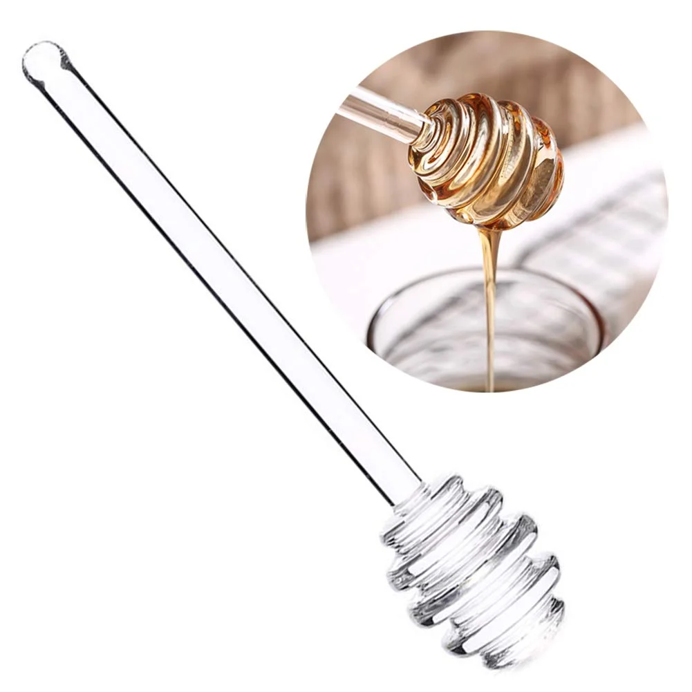 Прямая Продажа с завода в Шанхае, 6 дюймов, сотовая ложка, ковш для медовых стеклянных банок, контейнеров