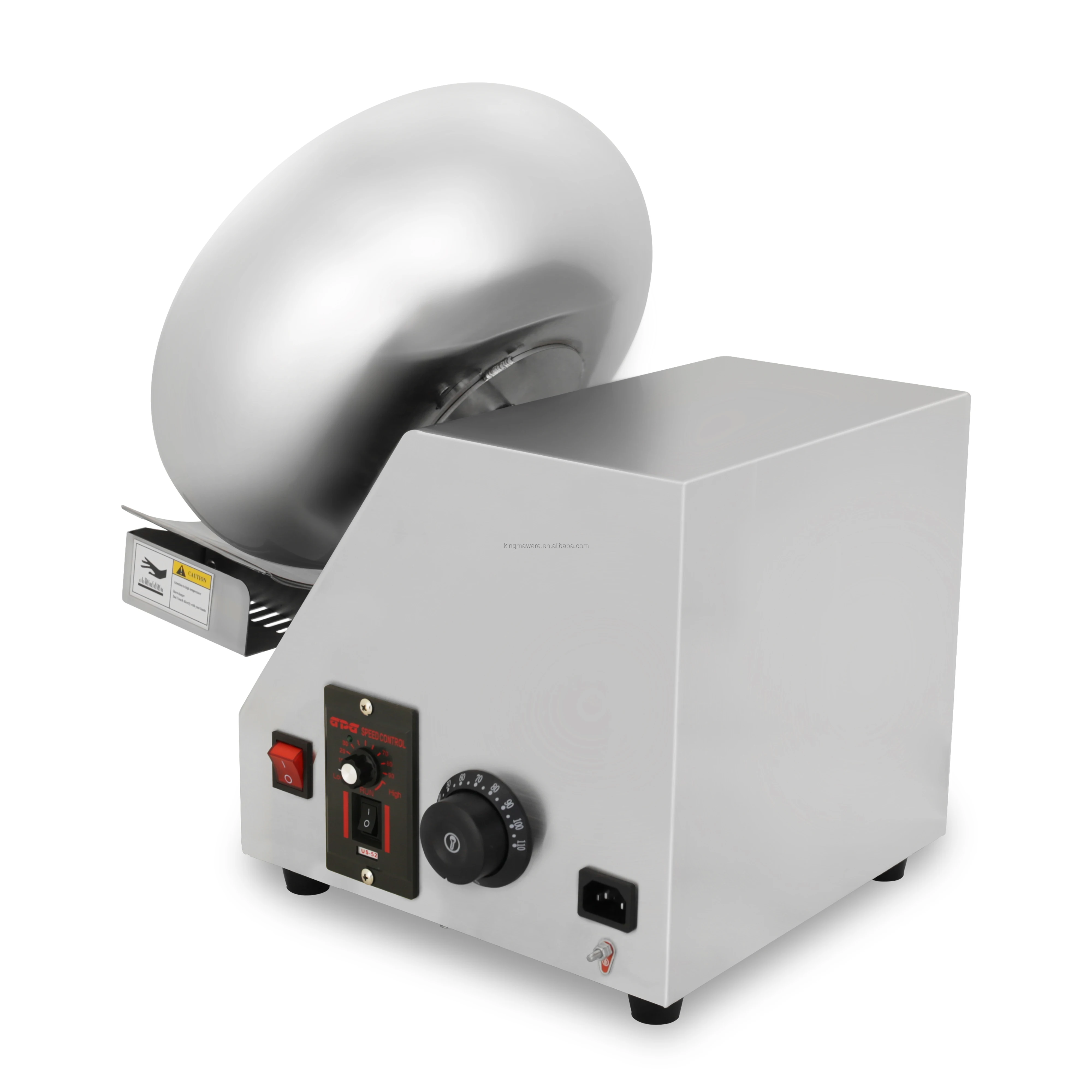 New Stainless Steel 3L Almond Nut Peanut Chocolate Sugar Coating Rotary Machine - Image 4