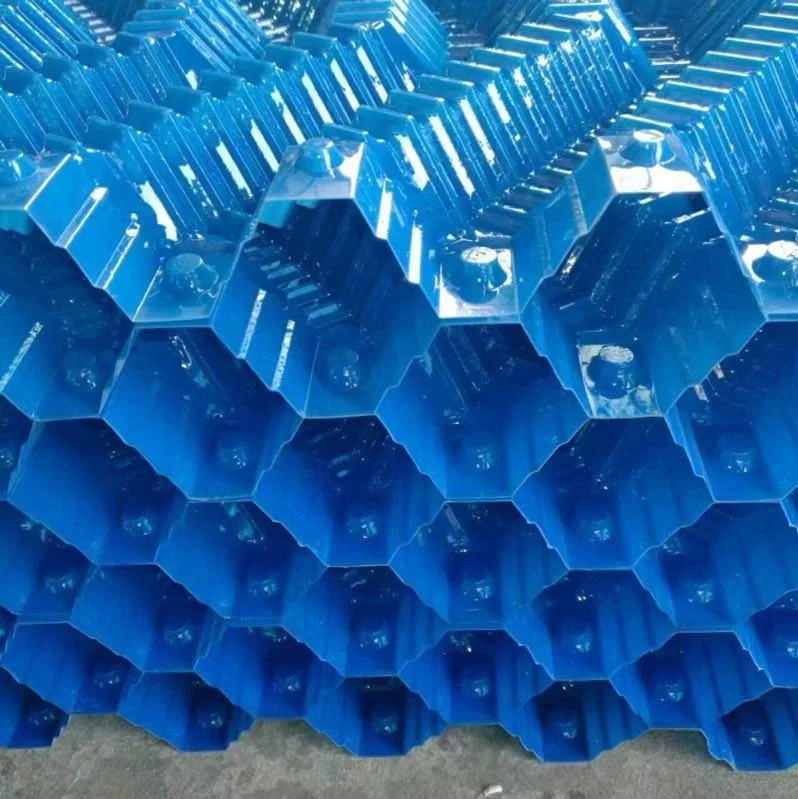 500mmm Hexagonal Honeycomb Block Type pp Pvc s Shape Cooling Tower Fill for Cooling Tower