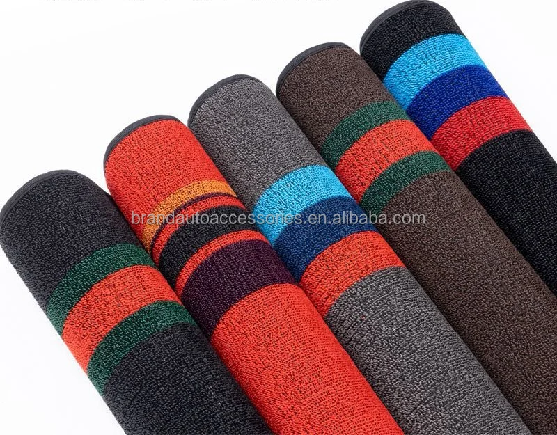 Custom Logo Printed Elevator Door Mat Easy Clean PVC Coil Car Mat with TPE Material Floor Carpet in Roll