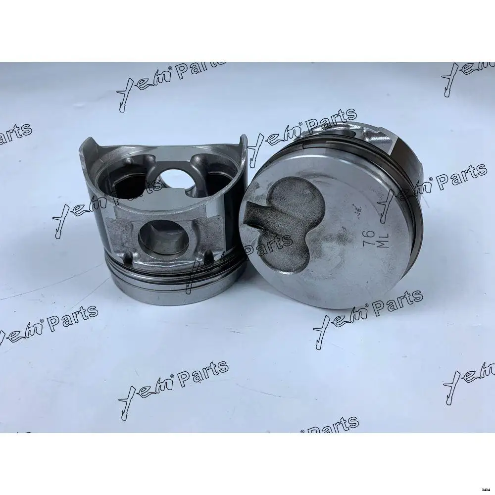 Cylinder Piston Kit 119717-22090 For Yanmar 3TNV76 Dump Truck Generator Set Marine Diesel Engine Parts