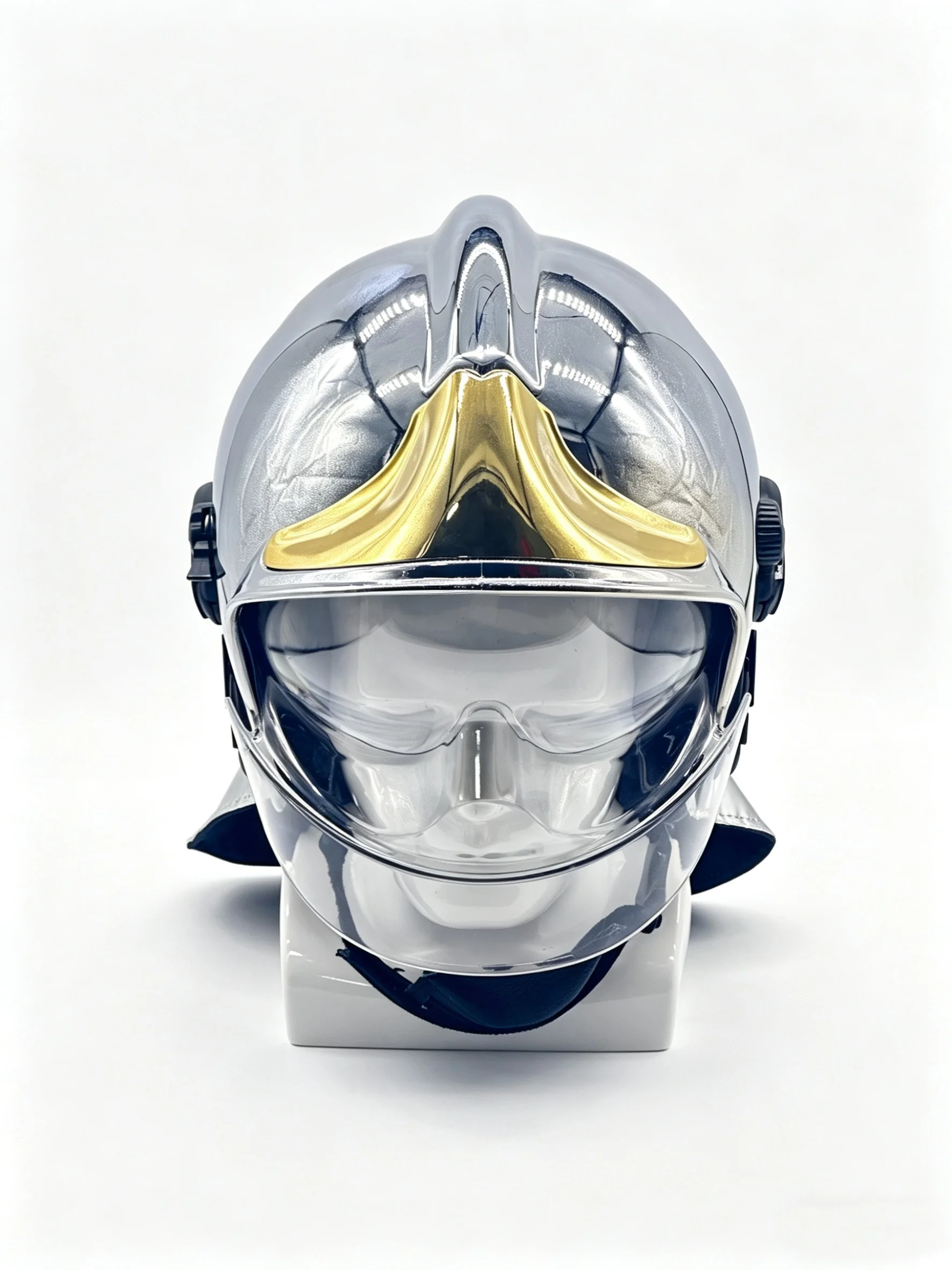Factory Wholesale Rescue Helmet - Silver Flame-Retardant Fire
