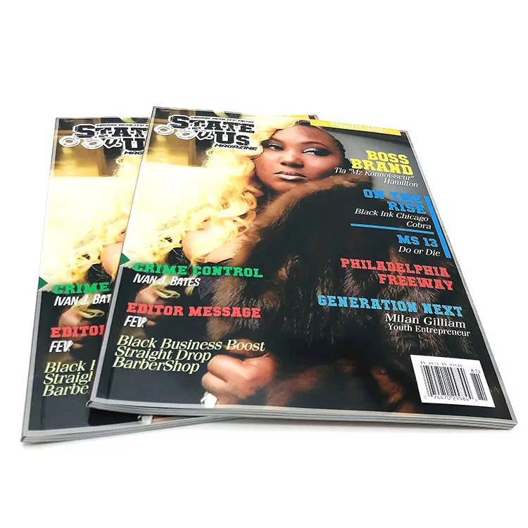 
Professional Manufacturer Soft Cover Magazine Book Printing Customizable Paperback Book Printing With Good Service 