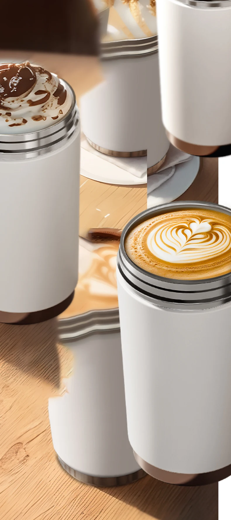 Gadgetoo Qualitell B3 Coffee Cup Hot &Amp; Cold Insulation With Display