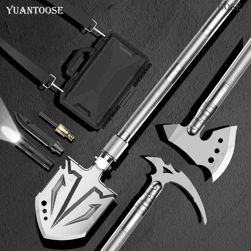 Survival Shovel Axe Set Multi Tool for Camping Activities