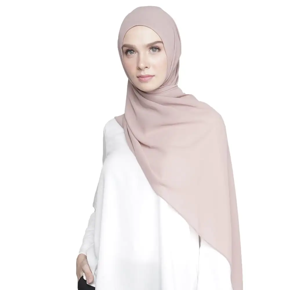 Special Offer Wholesale Muslim Premium Quality for Europe Chiffon Shawl Scarf  Soft and Heavy Fashion Chiffon Hijab