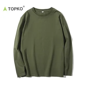 TOPKO High Quality Wholesale Custom Crewneck Sweatshirt