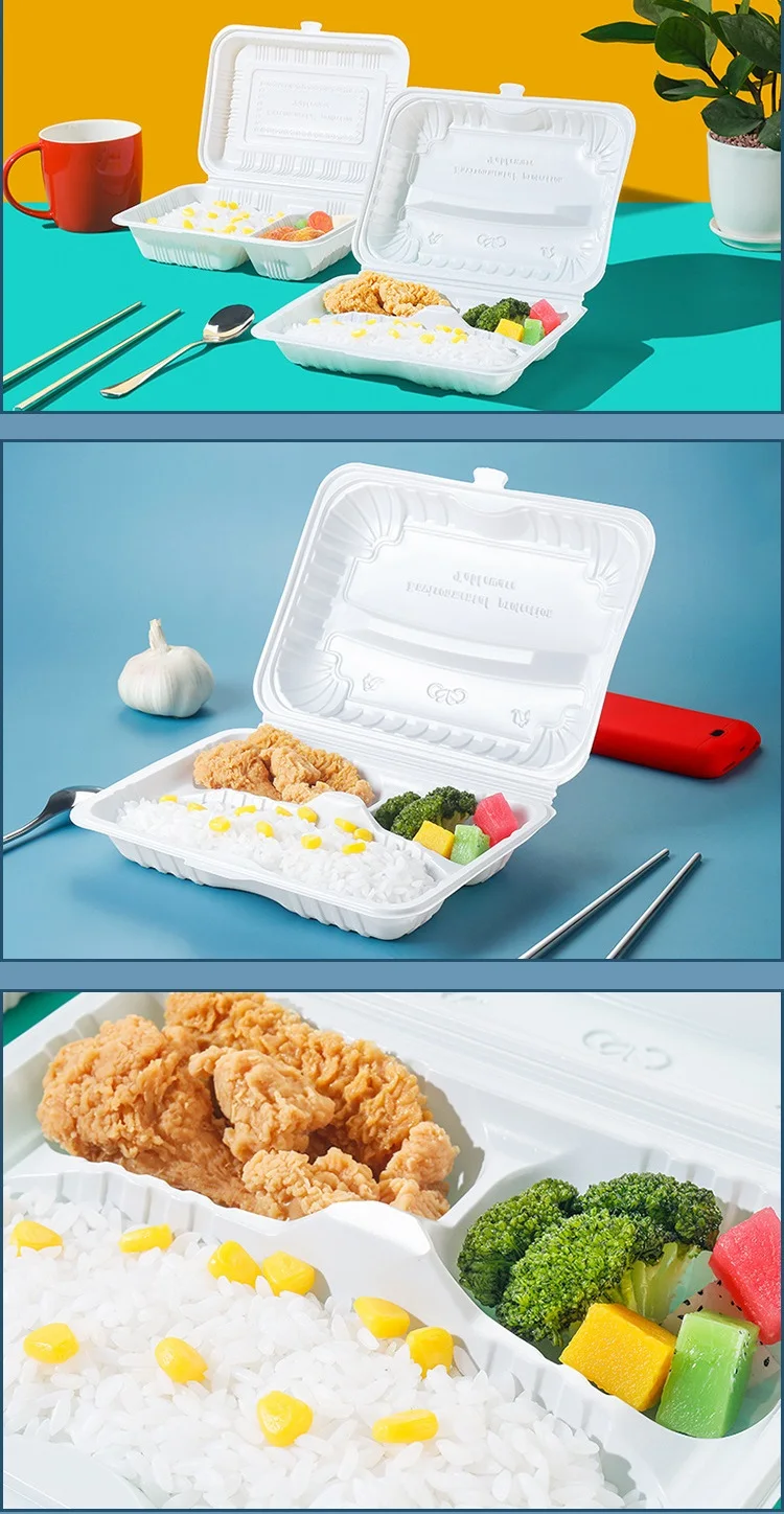 Disposable MFPP Microwavable PP Take Away Lunch Packing Togo Containers ...