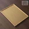 Original color right angle (50*38*2.5) gold placemat