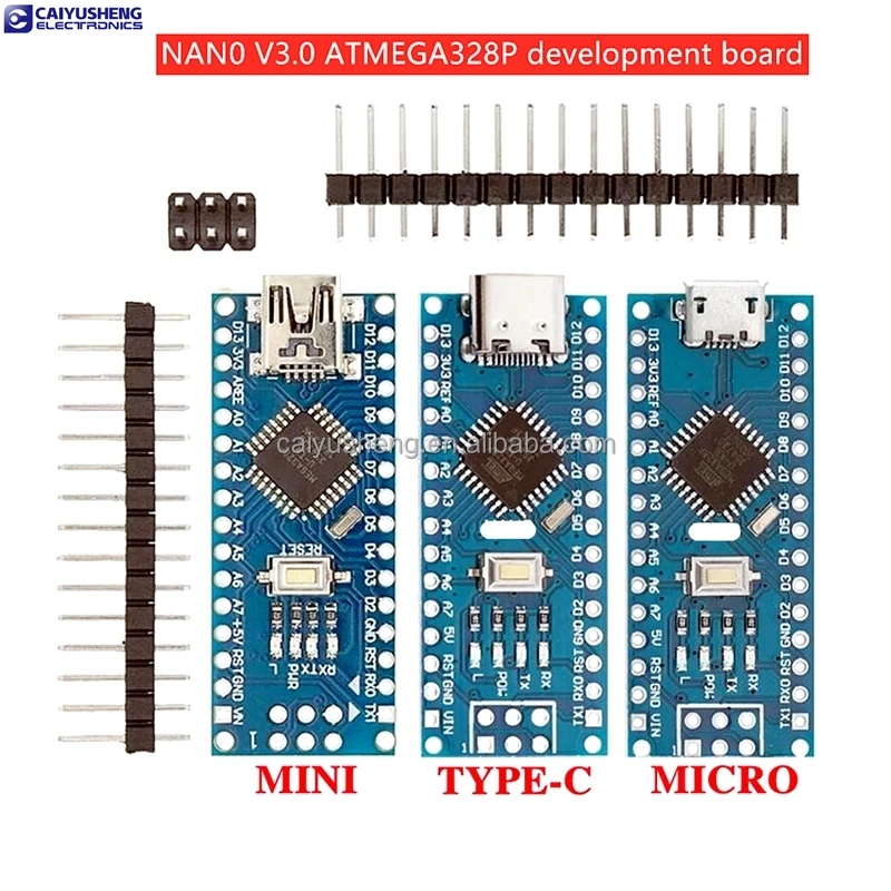 2023 Nano V3.0 Atmega328 CH340G Development Board for Arduino