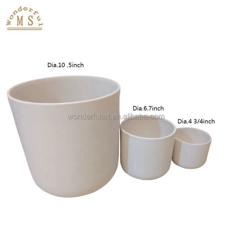 Modern Europe Ceramic Flower Pot with customized size and color for household and home decoration