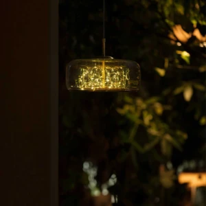 ECOJAS Glass Modern Design Chandelier for Restaurant Villa Living Room Decor Lighting