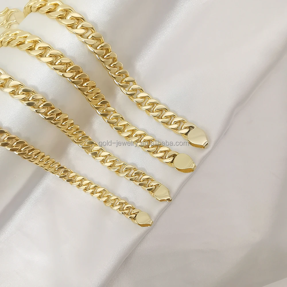 AU750メンズチャームブレスレットチェーン18kイエローピュアゴールド