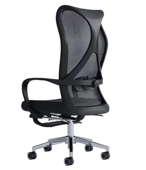 Cheap Ergonomic Recliner Office Chair Full Mesh Fabric Lunch Office Chair With Head Rest
