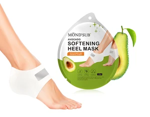 Private Label Avocado Foot Exfoliating Remove Heel Calluses Nourishing Foot Care Beautifying Feet Treatments Mask  Manufacturer