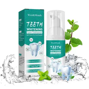 West&Month Dental Cavity Prevention Oral Cleaning  Remove Tooth Stains Gingival Protection Fresh Breath Foam Whiting Toothpaste