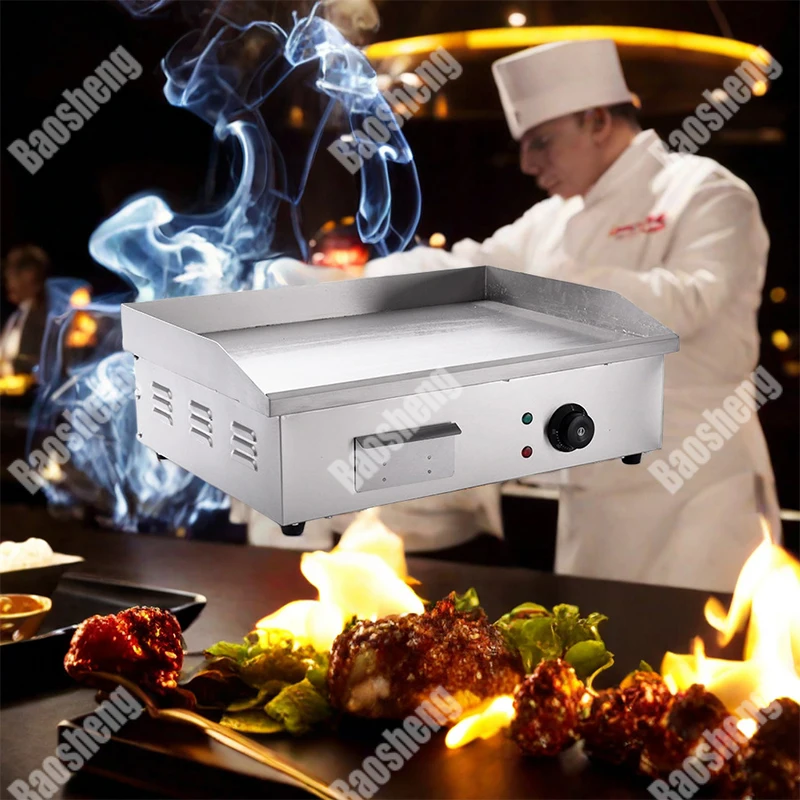 Best Selling Stainless Steel Non Stick Hamburger Griddle Flat Top