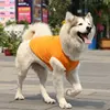 Orange cotton vest