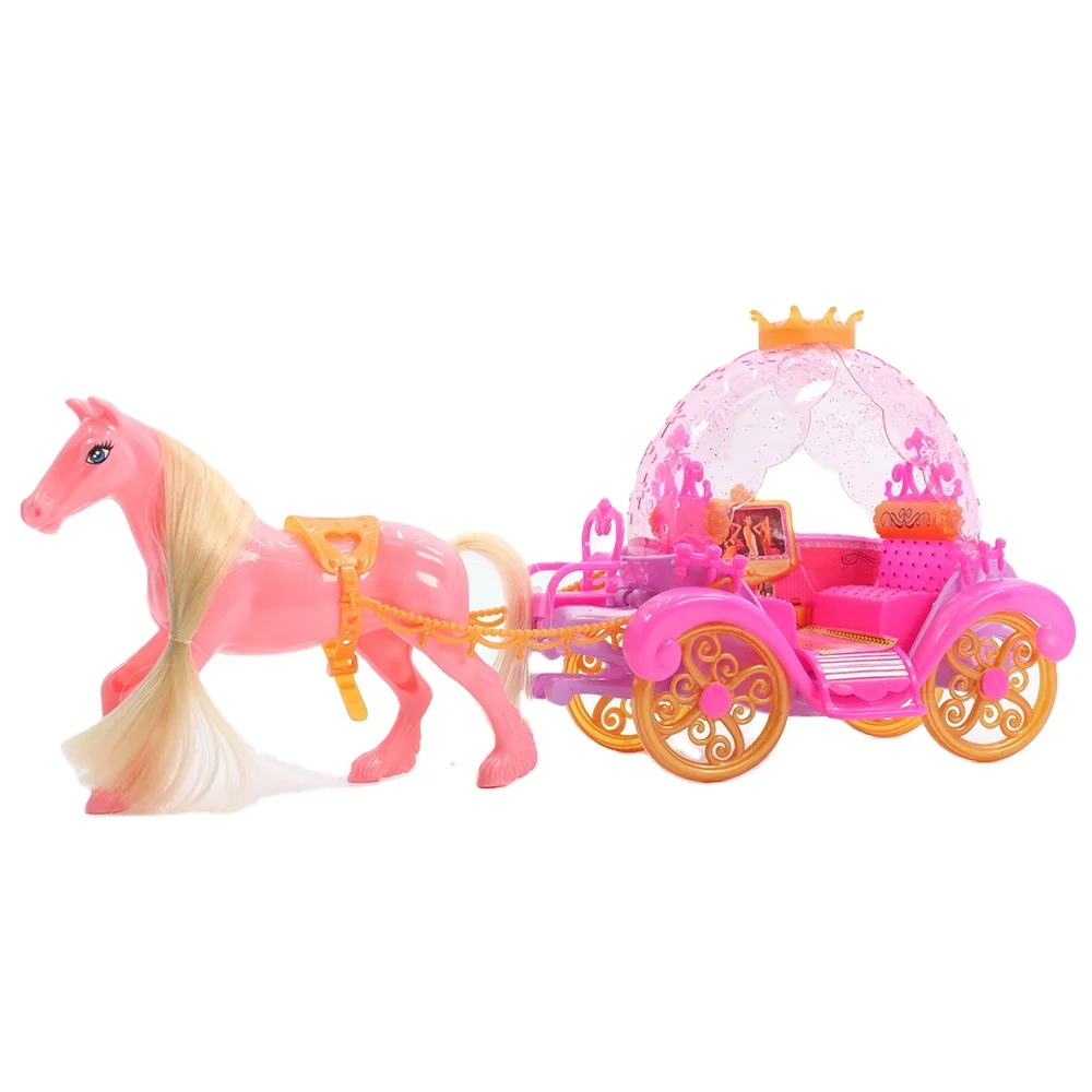 Barbie horse discount and carriage toy