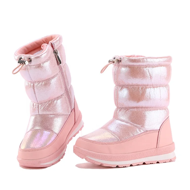 Зимние модные водонепроницаемые детские зимние сапоги для детей