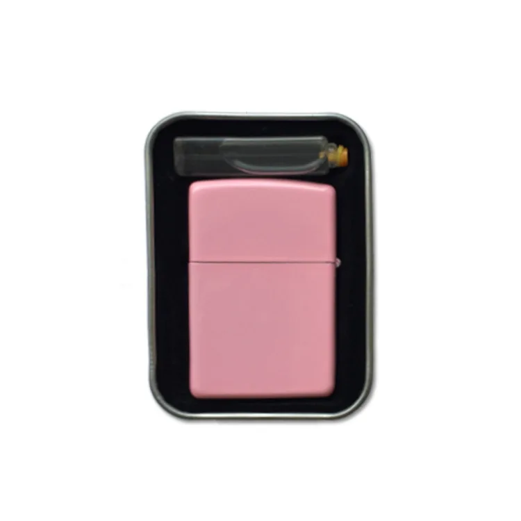 Серебристая/белая/Розовая/зеленая сублимационная Зажигалка без бензина для деловых подарков