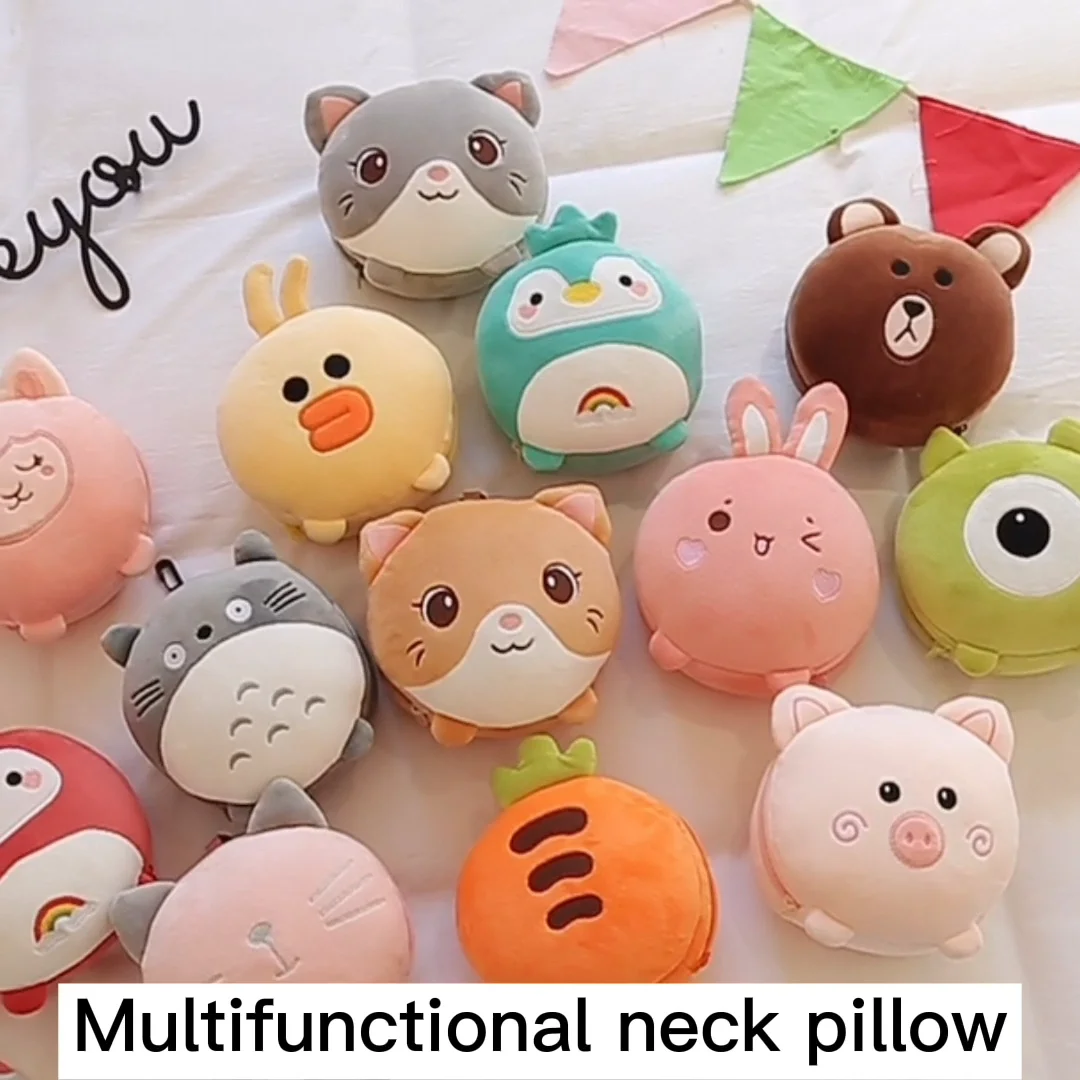 Customizable Animal Funny Neck Pillow Kids Travel Neck Pillow