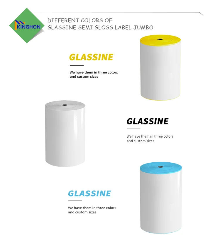 Cheap Price Cast Coated Adhesive Paper Back Slit Gloss Paper Self