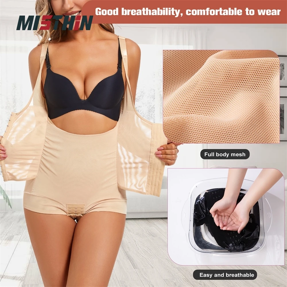 Wholesale Corset Faja Shoulder Strap Shaping Body Vest Panties Girdles Belly Tummy Control Shapewear Waist Trainer Shaper