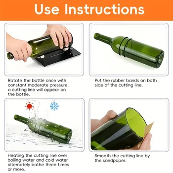Coupe-bouteille En Verre Vertical - Pour Couper Des Bouteilles En Arcs Ou En Ligne Droite, Outil DIY - 5