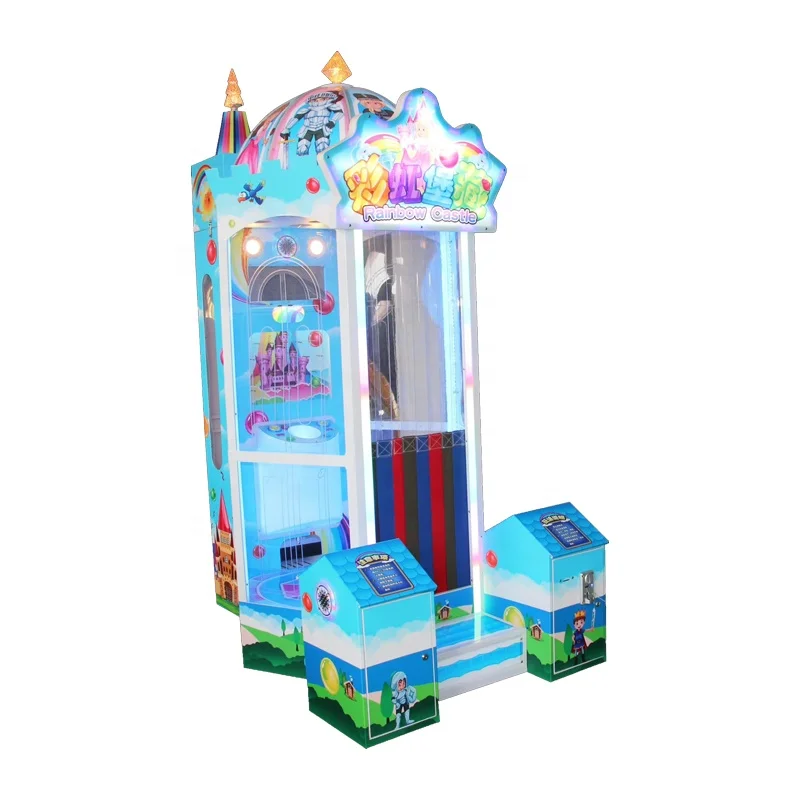 2025 New Design Arcade Coin Operated Redemption Machine Ticket Vending Machine Rainbow Castle for Sale