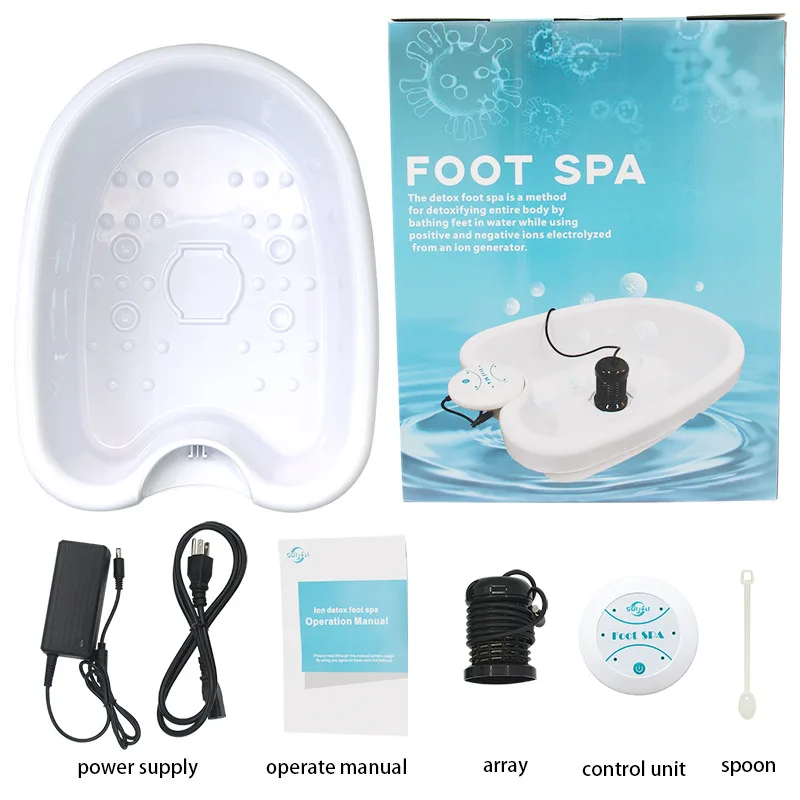Ion Ionic Detox Hot Sale Foot Bath Cleanse SPA Machine with Basin