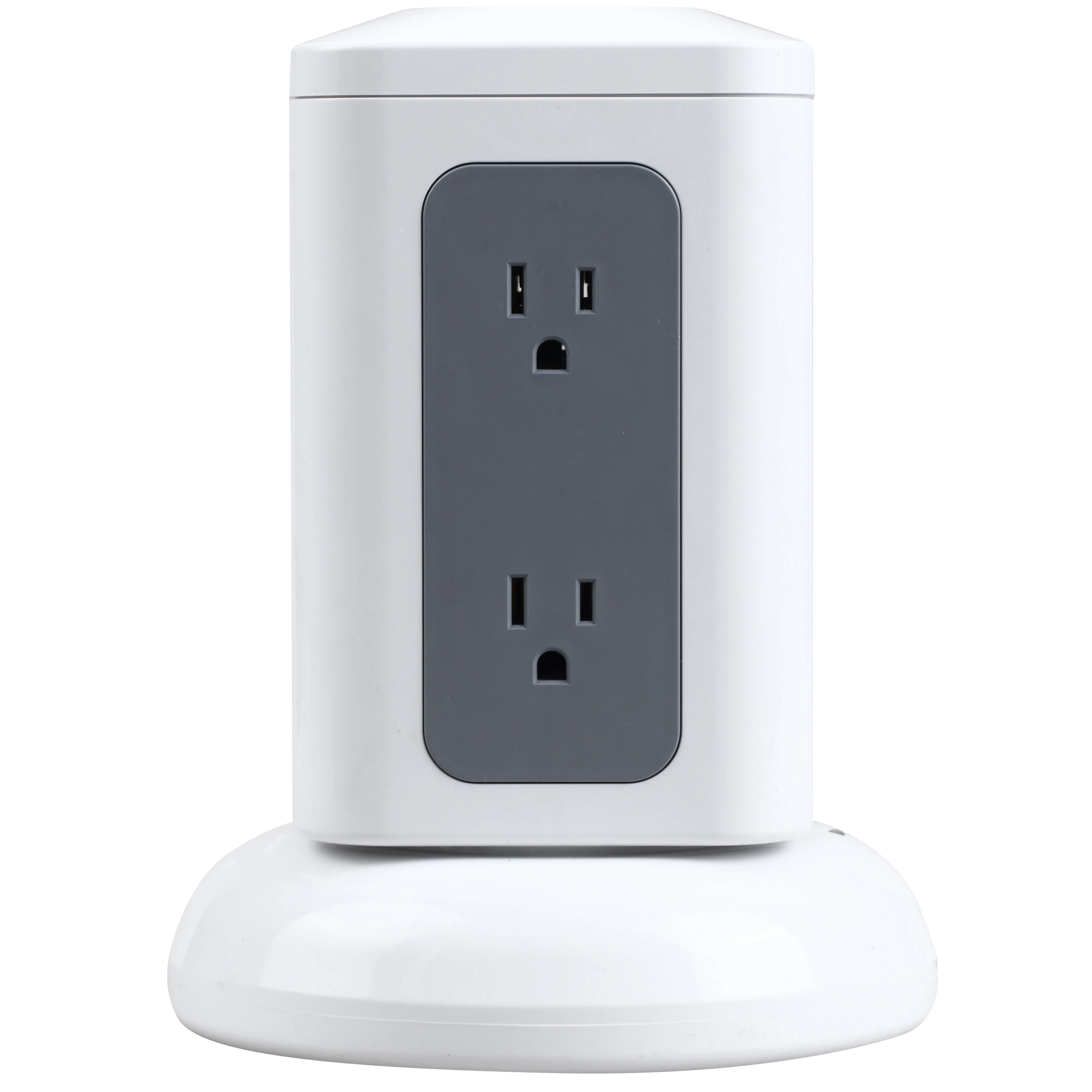 BCP-002 Power Strip Tower Surge Protector Подовжувач 5 футів 6 розеток 4 порти USB Type C