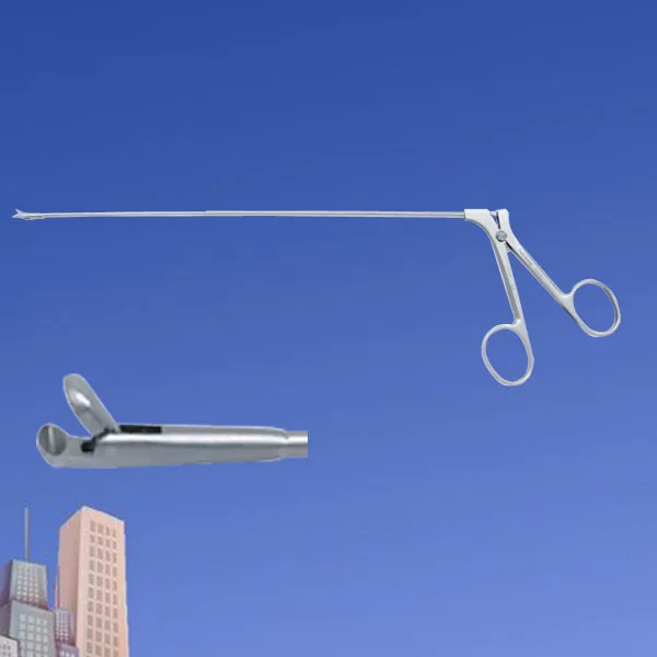 高质量微型喉钳倒刺牙230毫米大手术钳用于喉器械成套