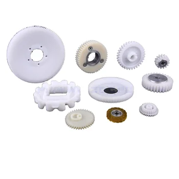 Large Diameter Nylon Plastic Gear Wheel for Power Transmission Parts Injection Molding Type on Sale