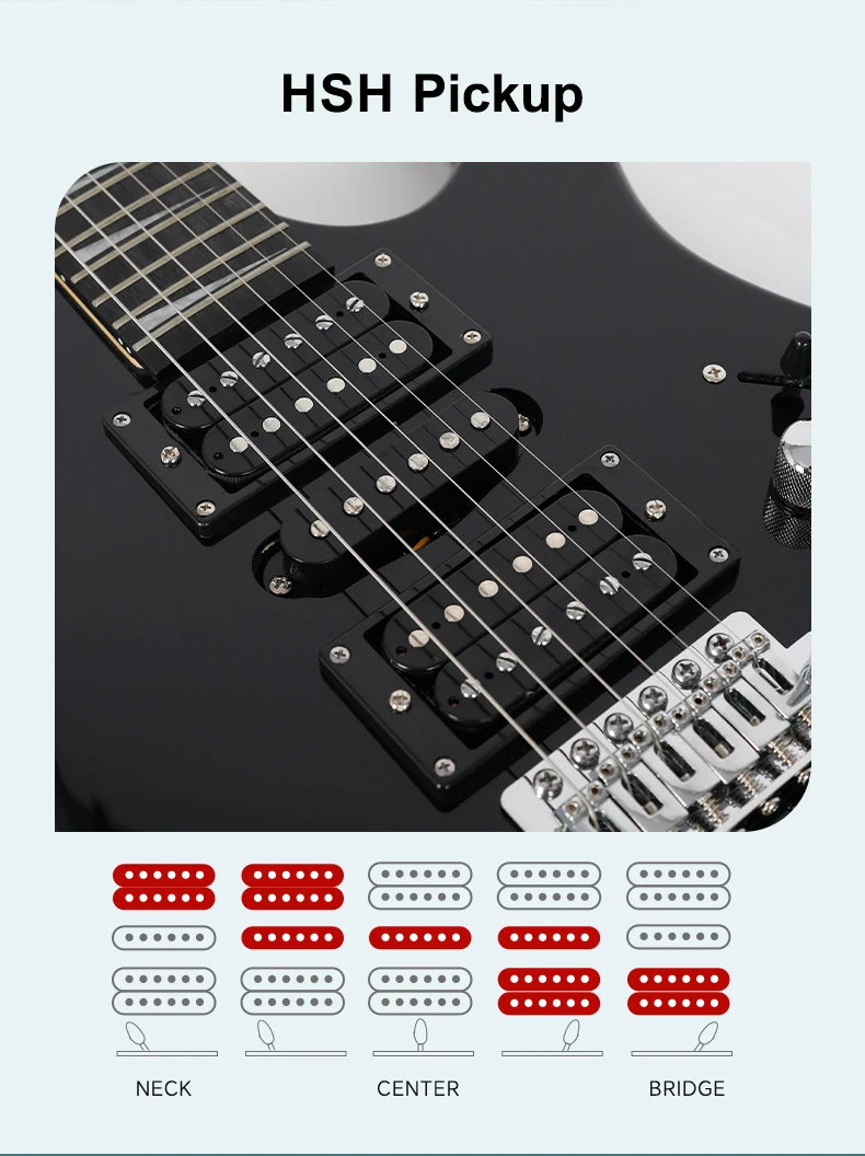 D-150 Customized Solo Electric Guitar - High Quality 6 Strings