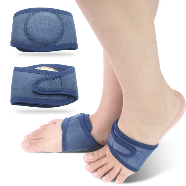 Foot Orthopedic Plantar Fasciitis Relief Adjustable Arch Support Cushion for Flat Foot
