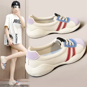 HY122 Women's Casual Sports Shoes New Fashion Design with Breathable Height Increasing Feature Autumn & Spring Platform Style