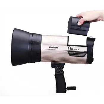 NiceFoto N6TTL.M  600ws TTL Battery Powered Flash   HSS 1/8000s for Nikon and Canon, Wireless Flash Photographic Equipment detail image