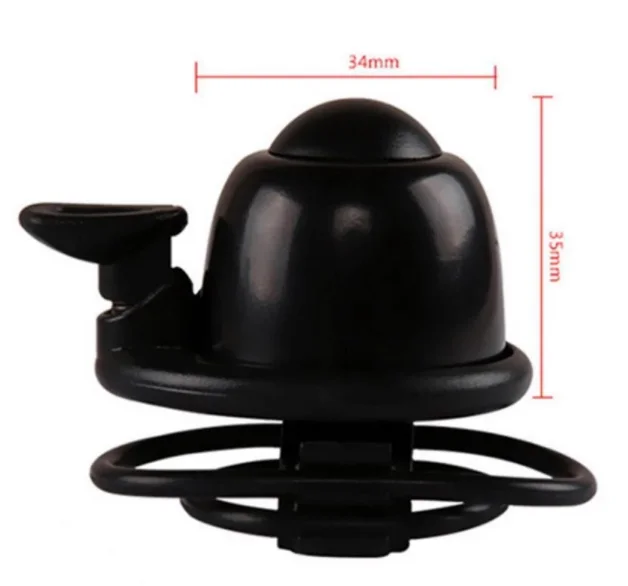 Superbsail Bell Scooter Bike Spare Parts Accessory Electric Scooter Bell Bike Handlebar Bell Ring Aluminum Black Horn