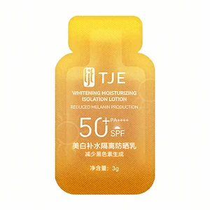 Niacinamide Infused SPF50+ PA++++ Four-in-One Sunscreen Lotion Whitening Moisturizing Isolation Cream Arbutin 377 Trial Size for