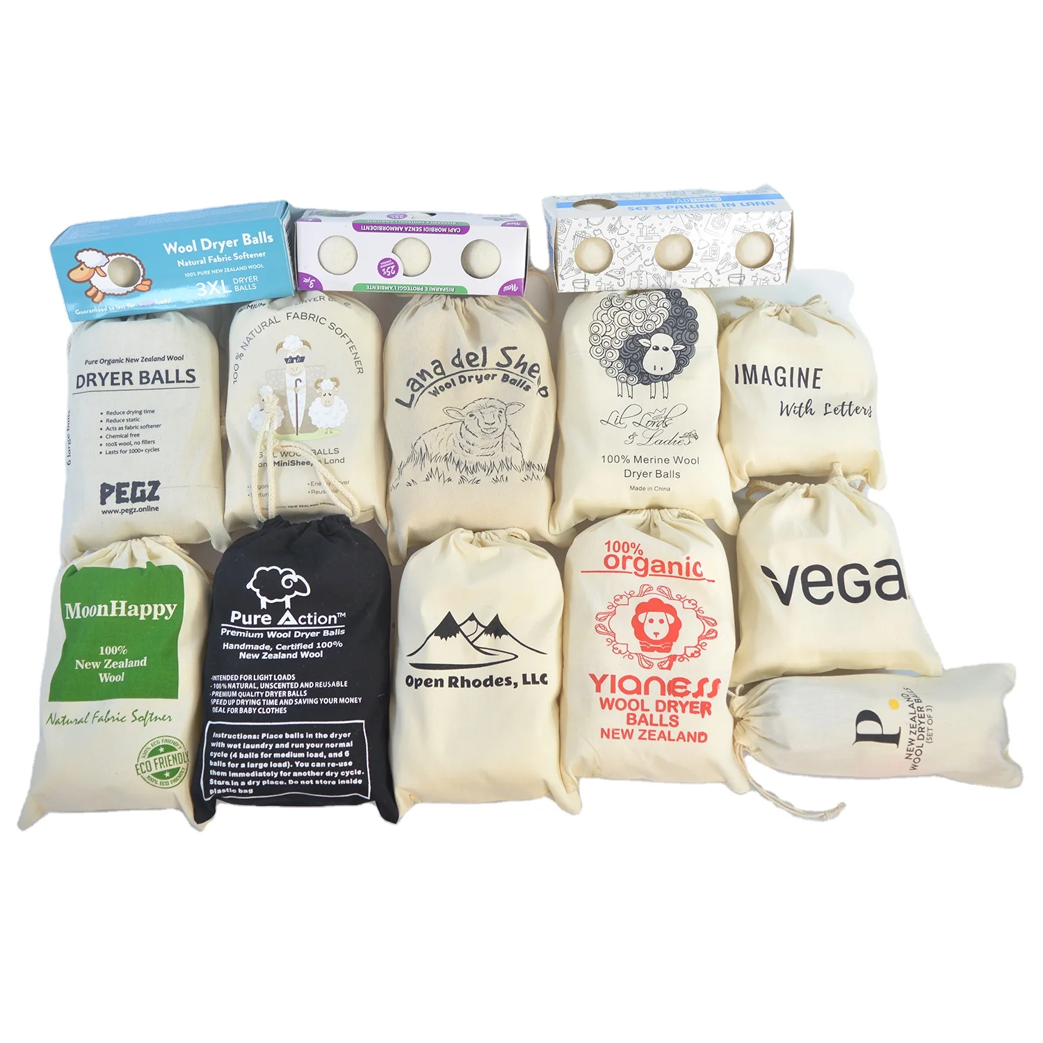 Мягкие быстросохнущие шарики для сушки войлока под заказ, шарики для сушки органической шерсти, шарики для сушки овчины