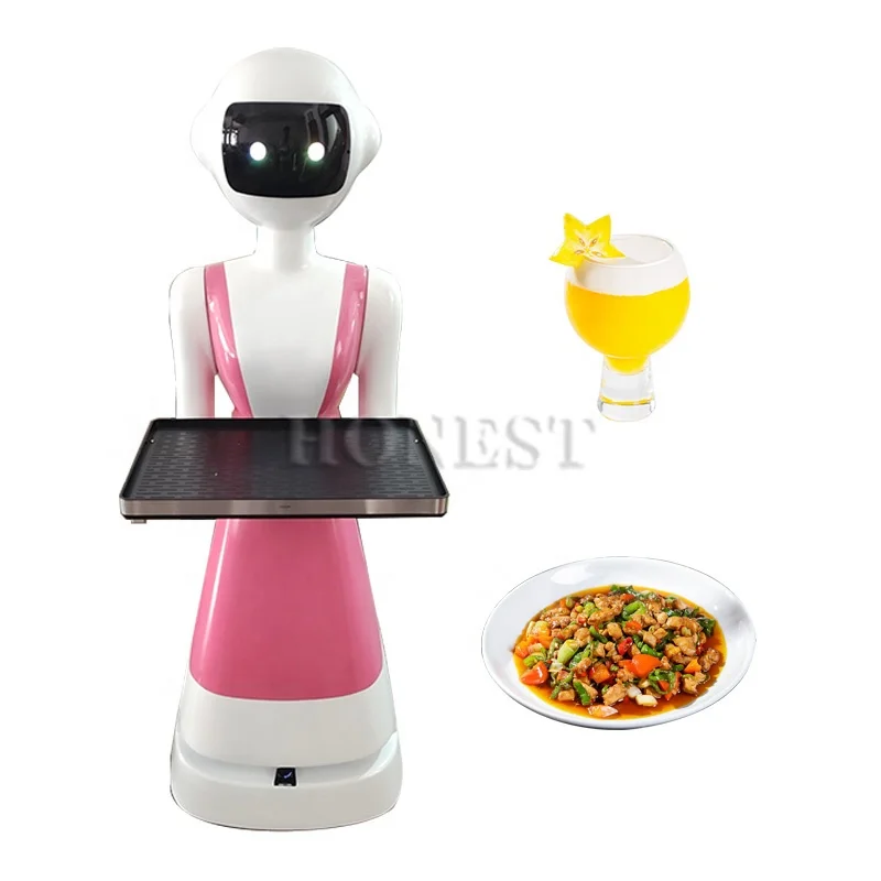 Factory Price Restaurant Waiter Robot / Service Robot Dish Delivery Restaurant Robot / Intelligent Human Robots for Sale
