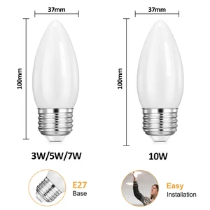 Vertak E27 LED Bulb Super Brightness 3000K-6500K White Color 10W Lamps for Home ODM/OEM Plastic Body