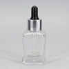 clear+Silver cap with black rubber bulb